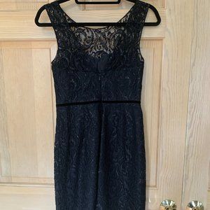 JENNY YOO Collection Black Lace Mini Dress